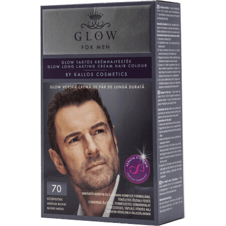 GLOW Tintura per capelli da uomo, 1 pz