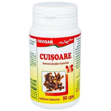 Cuișoare, 90 capsule, Favisan