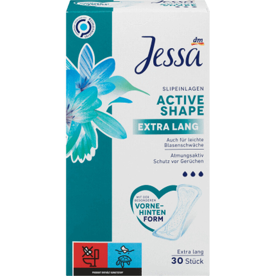 Jessa absorbant Active Shape extra long, 30 pcs