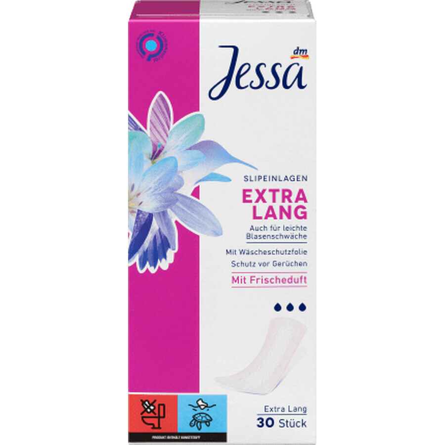 Absorbants quotidiens extra-longs Jessa, 30 pièces