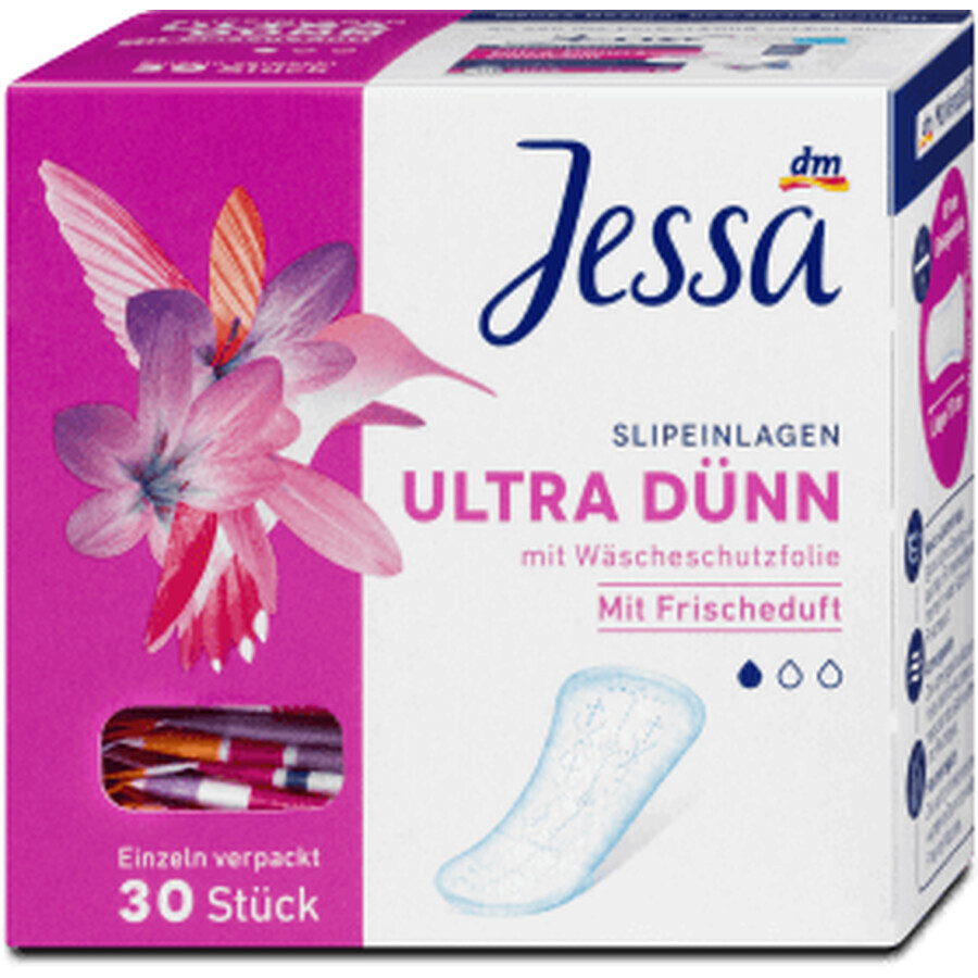 Jessa Ultra Dunne Dagelijkse Zuigkompressen, 30 stuks