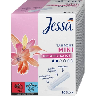 Jessa Mini pads met applicator, 16 stuks