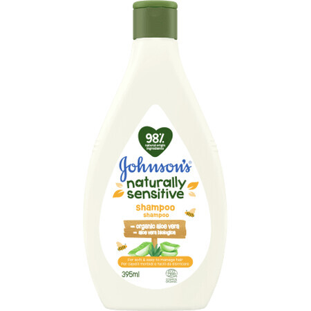 Johnson´s natural sensitive shampoo voor kinderen, 395 ml