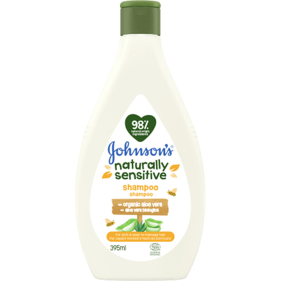 Johnson´s naturally sensitive șampon pentru copii, 395 ml