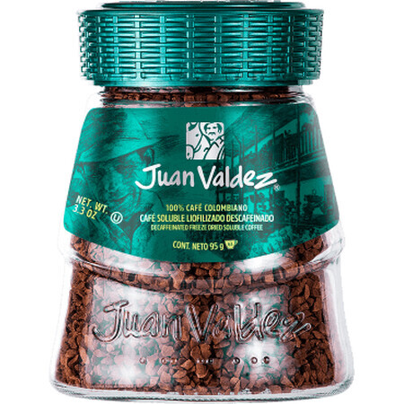 Juan Valdez Gevriesdroogde cafeïnevrije oploskoffie, 95 g