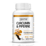 Curcumine & Pipérine, 60 gélules, Zenyth