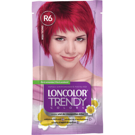 Loncolor TRENDY tintura semipermanente rosso tecnico R6, 1 pz