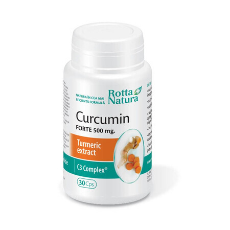 Curcumine Forte 500mg, 30 gélules, Rotta Natura