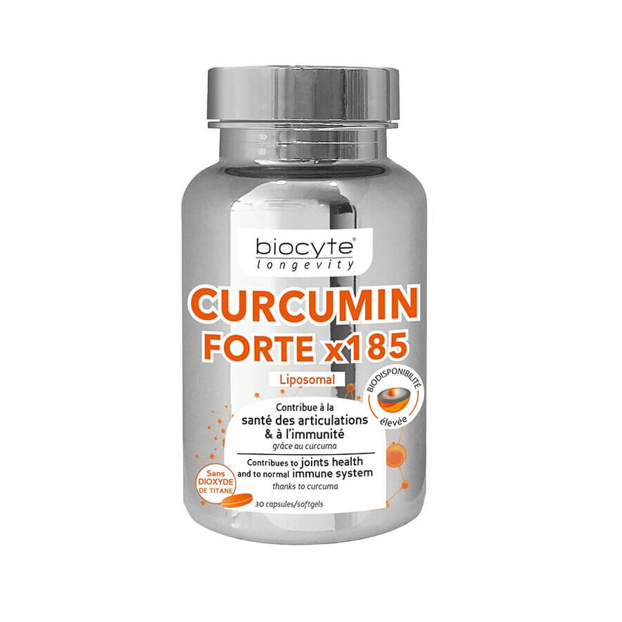 Curcumin Forte x 185 Lipozomal, 30 Kapseln, Biocyte