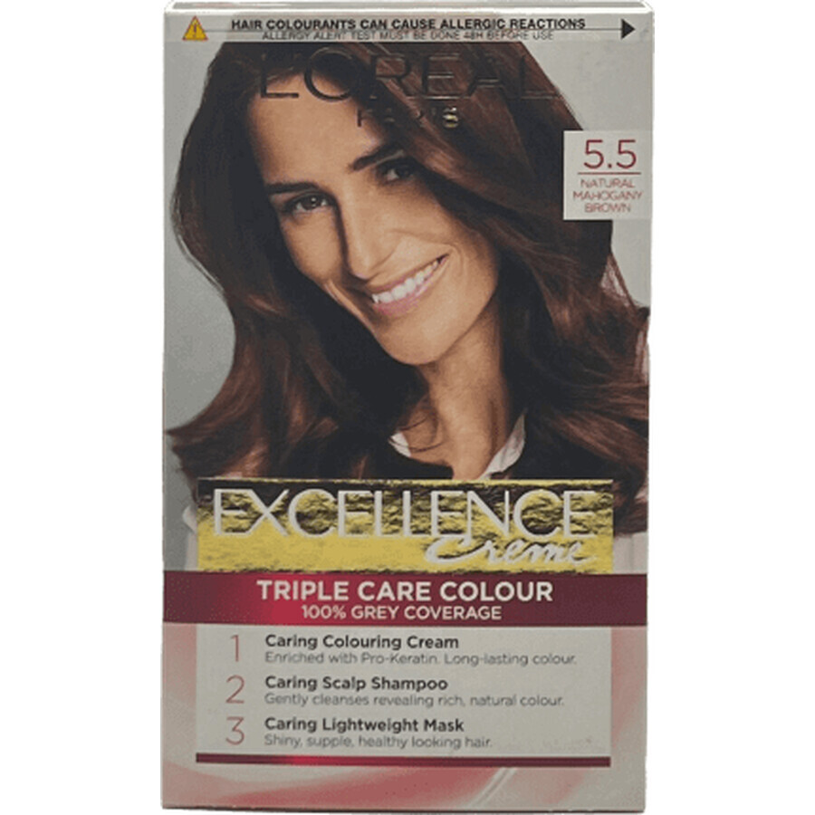 Loreal Paris EXCELLENCE CREME Teinture permanente avec ammoniaque 5.5, 1 pc