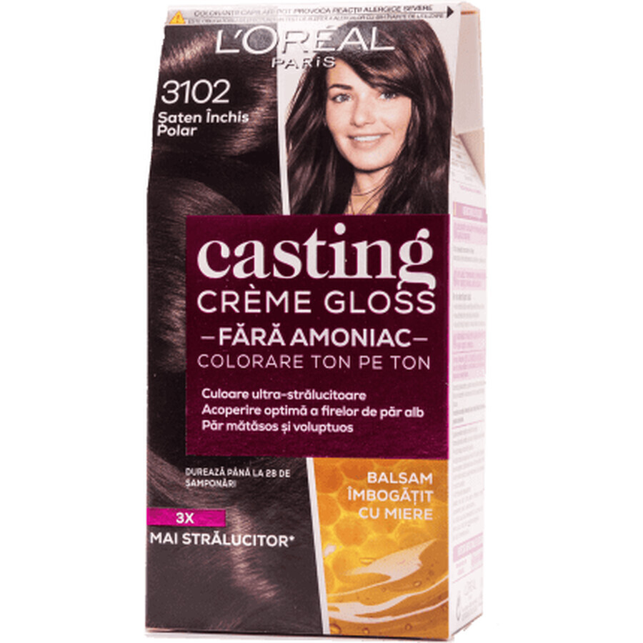 Loreal Paris CASTING CREME GLOSS Teinture 310 brun foncé polaire, 1 pièce