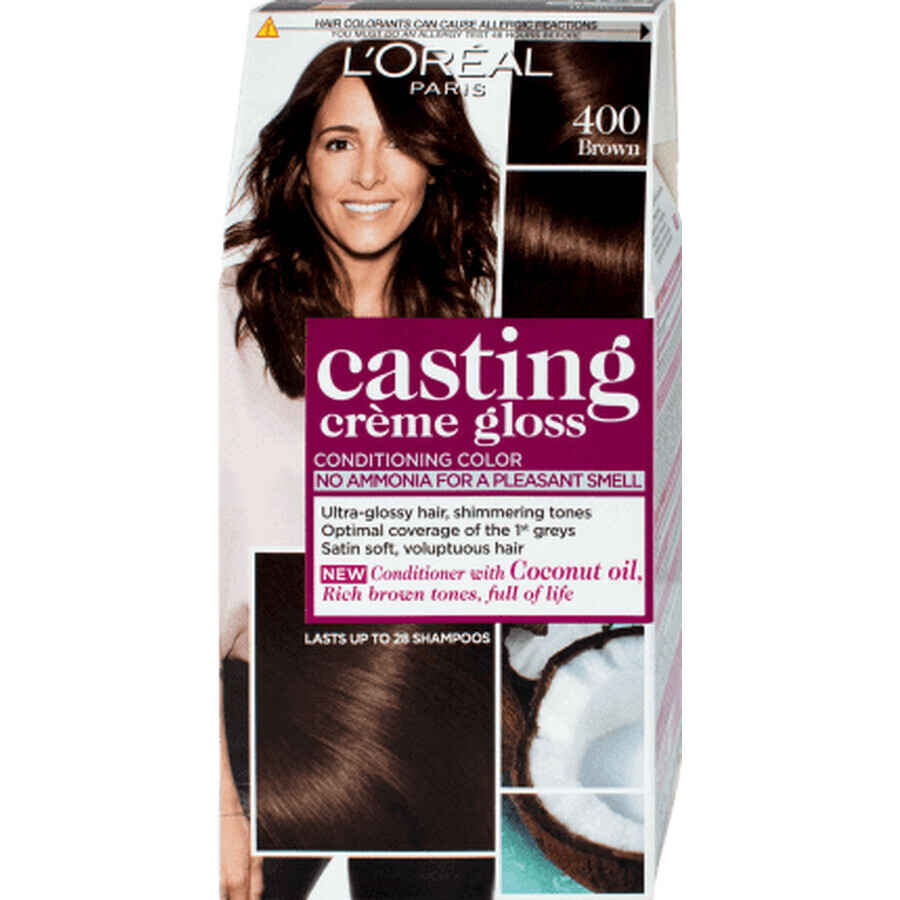 Loreal Paris CASTING CREME GLOSS Teinture 400 brun, 1 pc