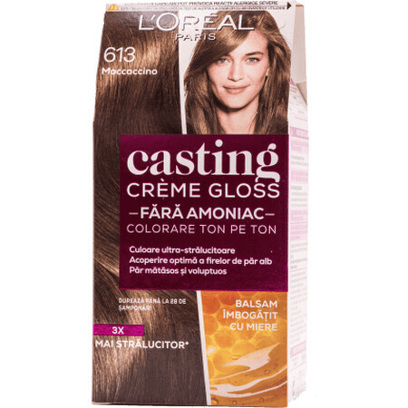 Loreal Paris CASTING CREME GLOSS Hair Colour 613 iced mocaccino, 1 pc