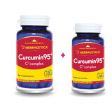 Curcumine95 Complexe C3, 60 + 10 gélules, Herbagetica