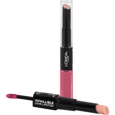 Loreal Paris Infaillible Langhoudende Overdrachtbestendige Vloeibare Lipstick 804 Metro Proof Ros, 5,6 ml