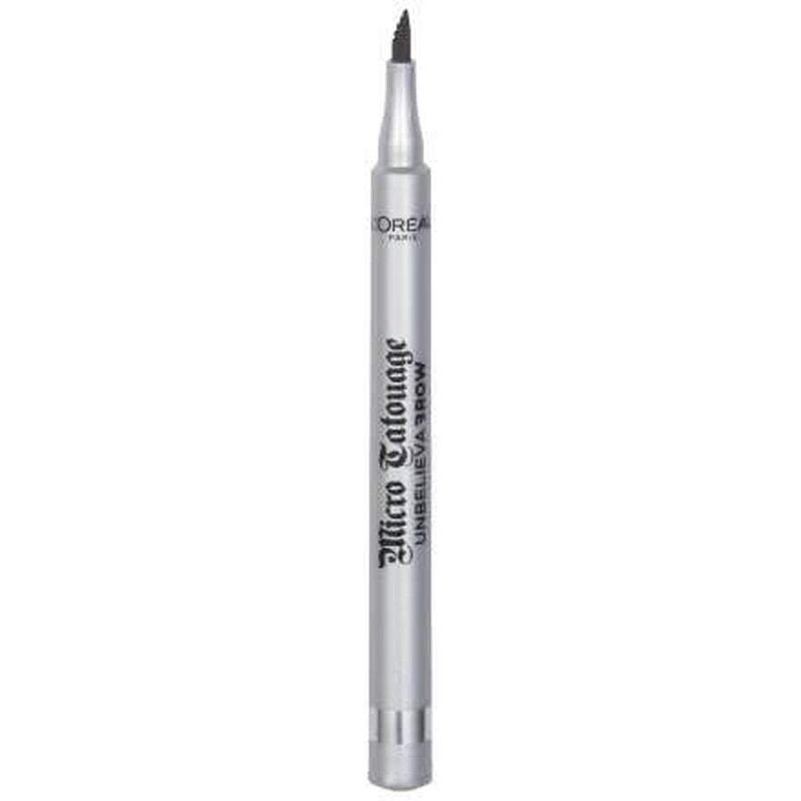 Loreal Paris Micro Tatouage Unbelieva Brow Brow Pencil 108 Dark Brunette, 1 g