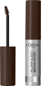 Loreal Paris Plump&amp;amp;Set Brow Artist wenkbrauwmascara 108 Donkerbruin, 4,9 ml