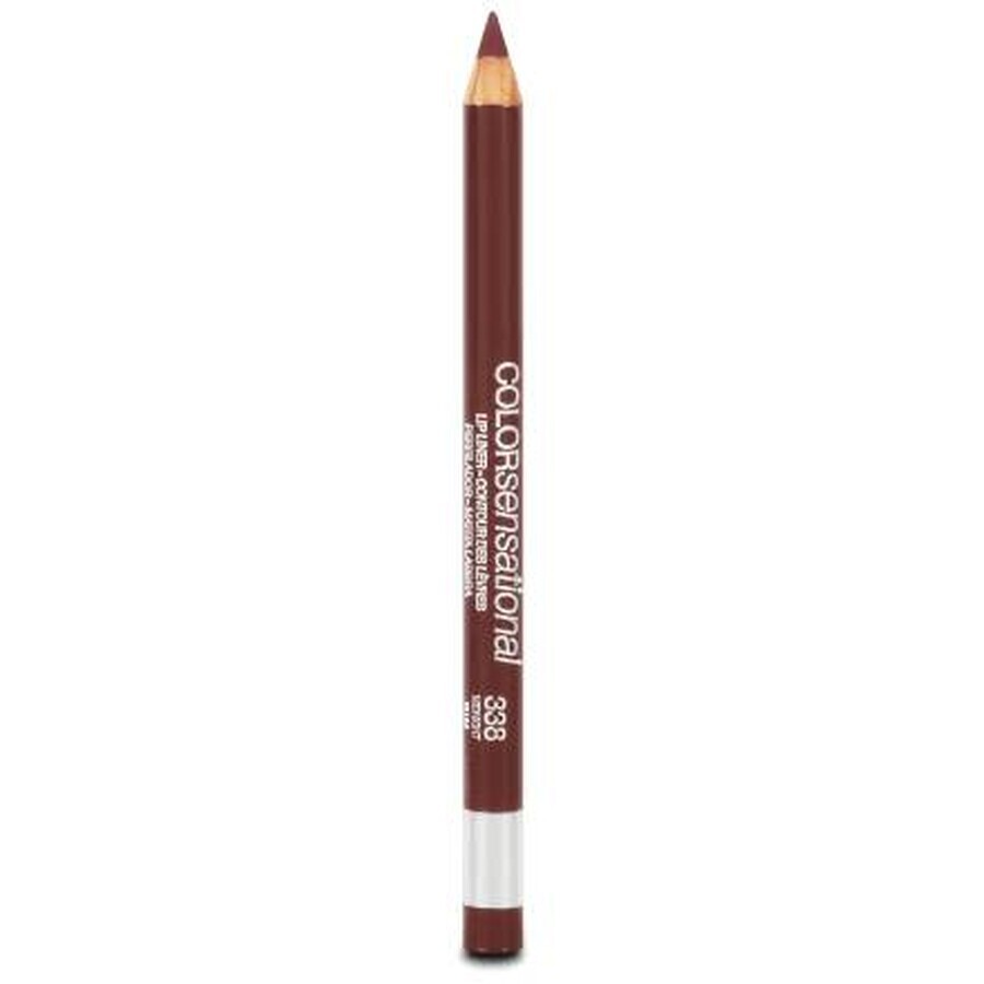 Maybelline New York Color Sensational Lip Pencil 338 Midnight Plum, 1 pz.