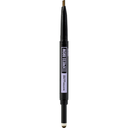 Matita per sopracciglia Maybelline New York Express Brow Satin Duo 04 Marrone scuro, 2 g