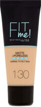 Maybelline New York Fit Me Matte &amp;amp; Poreless Foundation 130 Buff Beige, 30 ml