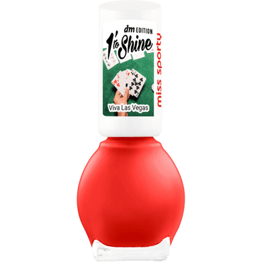 Miss Sporty 1 Minute to Shine vernis à ongles 631 Viva las Vegas, 7 ml