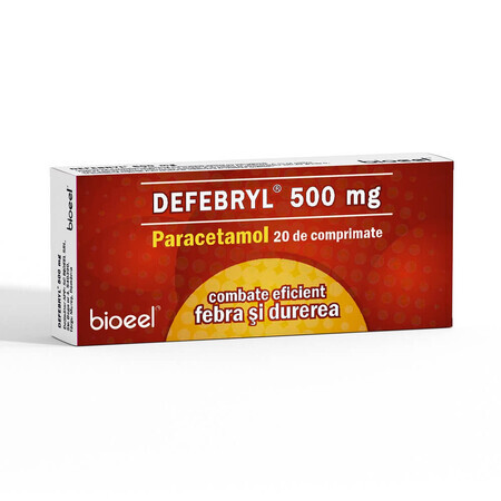 Defebryl 500 mg, 20 tabletten, Bioeel