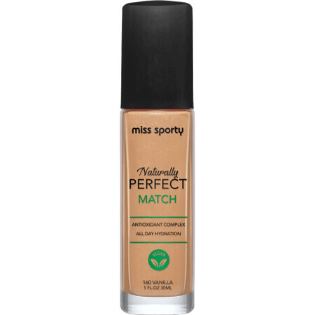 Miss Sporty Fond de teint naturellement parfait 160 Vanille, 30 ml