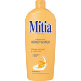 Mitia Vloeibare Zeep Tank Honing en Melk, 1 l