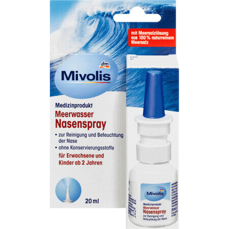 Mivolis Meerwasser-Nasenspray, 20 ml