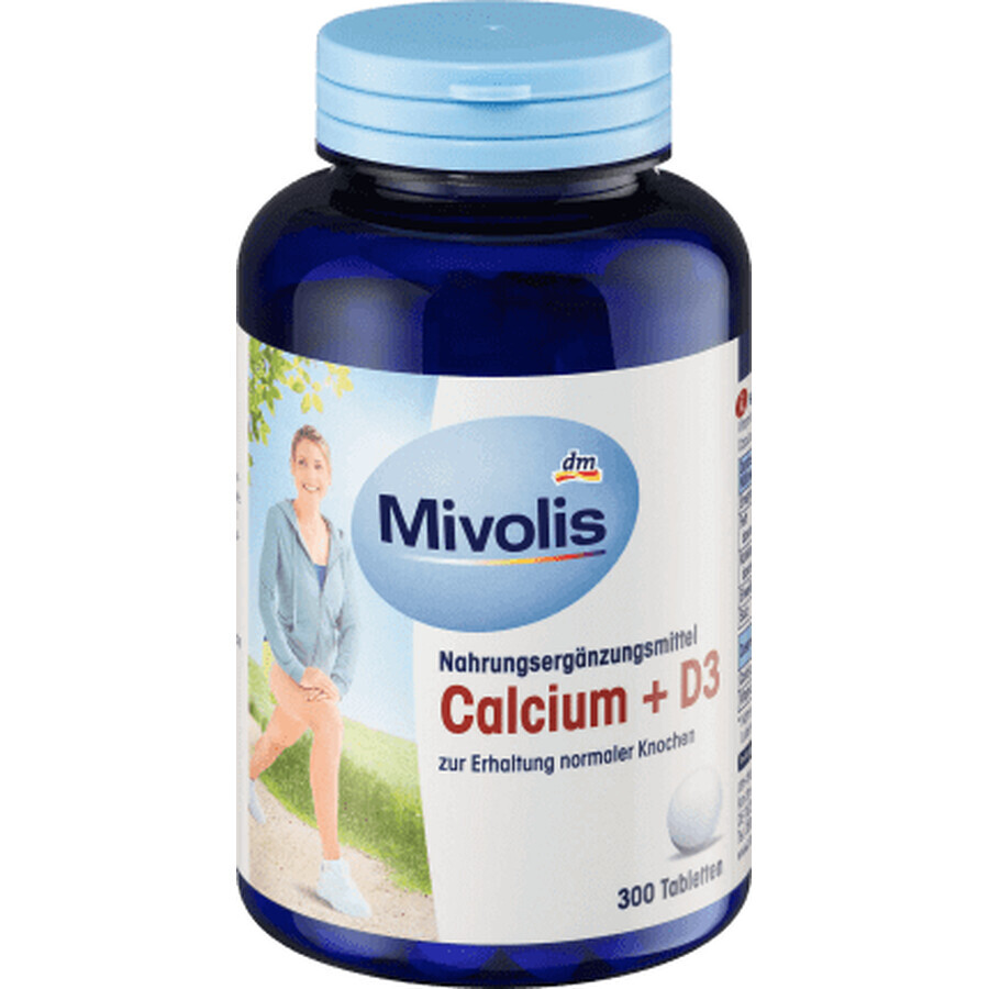 Mivolis Calcium + D3 comprimés, 270 g