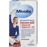 Mivolis Calcium 600+Vitamin D3 +Vitamin K1+K2 Tabletten, 51 g