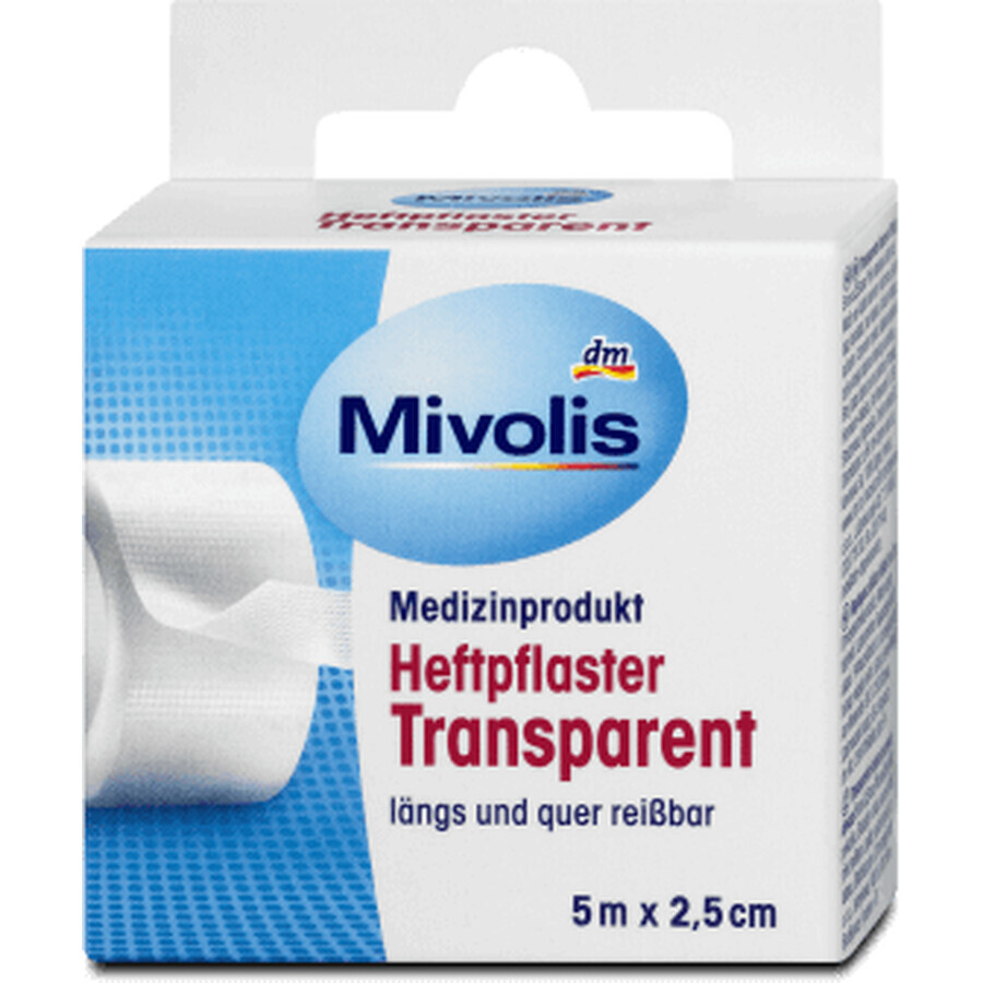 Mivolis Leucoplast transparant, 5 m