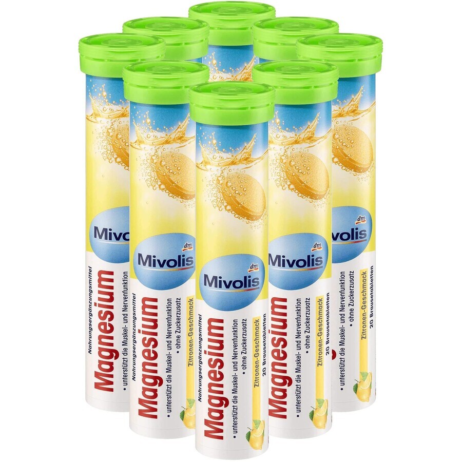 Mivolis Magnesium bruistablet, 82 g, 20 compr eferv