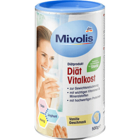 Mivolis Shake vaniglia in polvere per dimagrire, 500 g