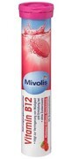 Mivolis Vitamine B bruistabletten framboos en aardbei, 82 g