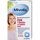 Mivolis Zink+Histidine+Cysteïne Depot tabletten, 19 g