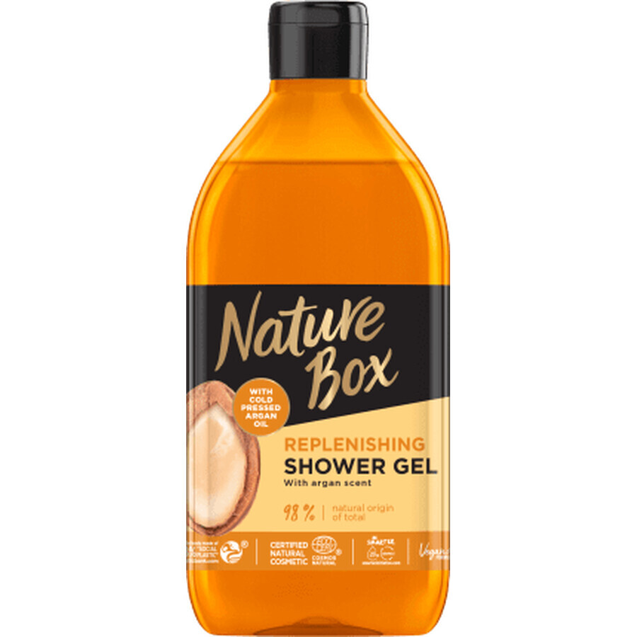 Nature Box Gel doccia all'argan, 385 ml