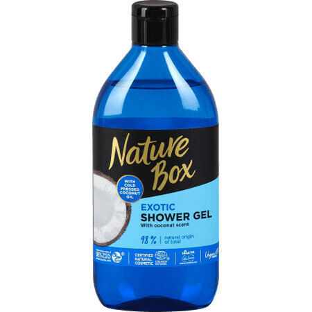 Nature Box Shower gel with coconut, 385 ml