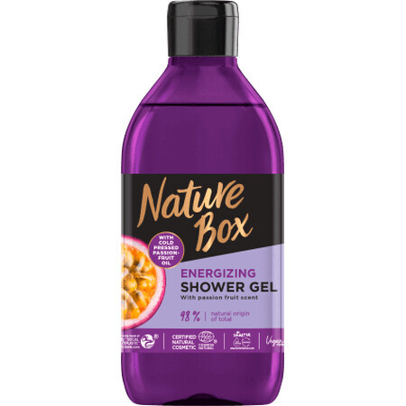 Nature Box Gel douche aux fruits de la passion, 385 ml