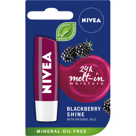 Nivea Lippenbalsem Bramenglans, 4,8 g