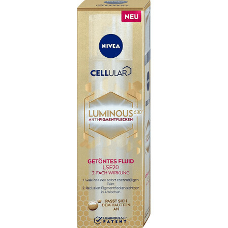 Nivea Cellular Luminous630 cremă colorantă de față, 40 ml