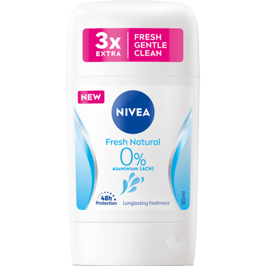 Nivea Déodorant stick frais naturel, 50 ml