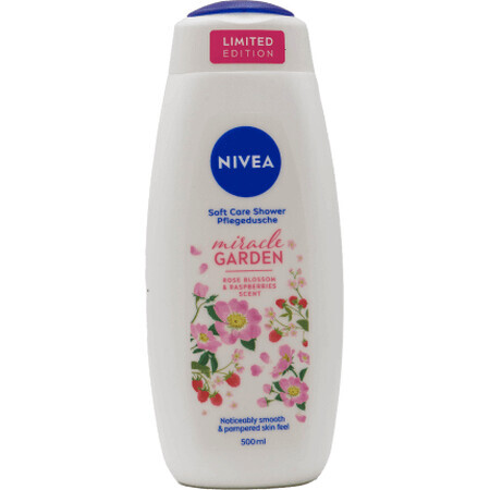 Nivea Miracle Garden Rose Shower Gel, 500 ml