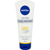 Nivea Q10 cremă de mâini 3-în-1 anti-îmbătrânire, 100 ml