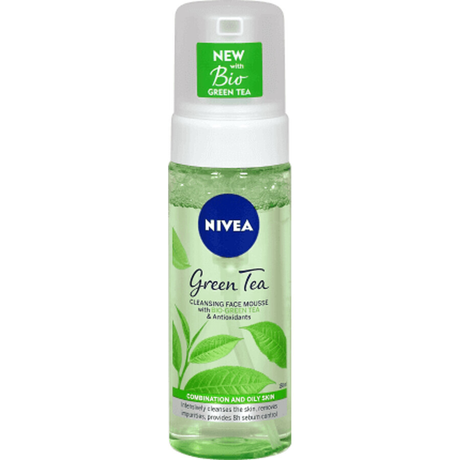 Nivea Spumă de curățare cu ceai verde, 150 ml