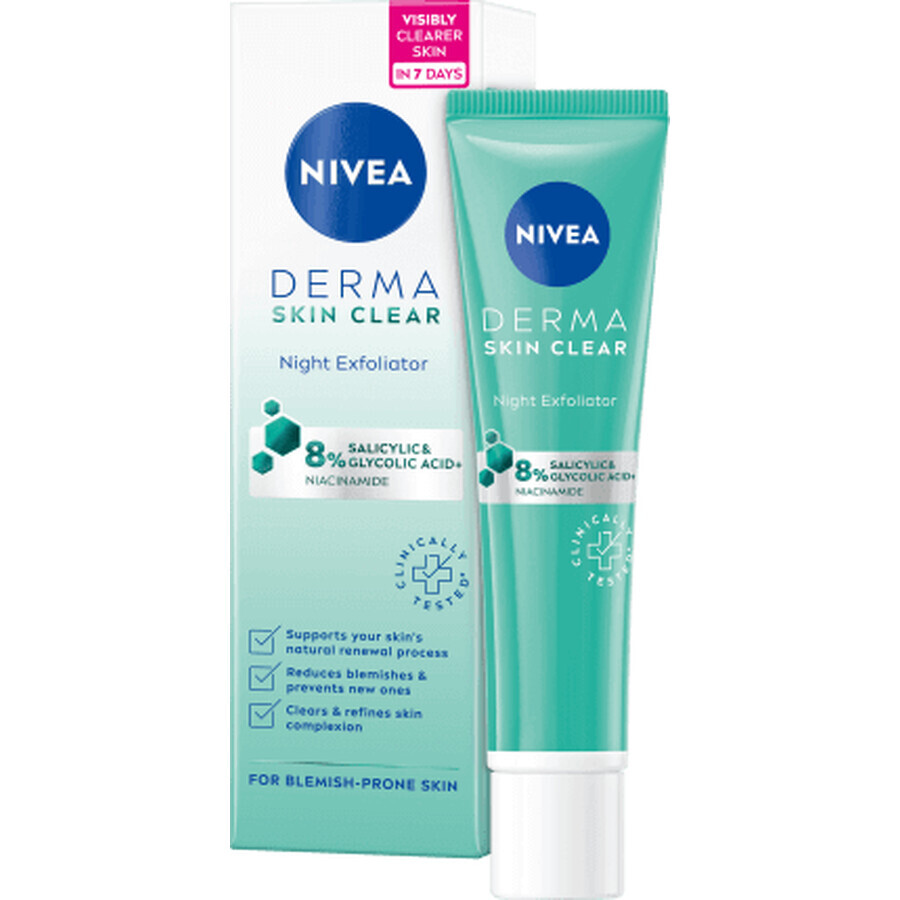 Nivea Exfoliërende Nachtbehandeling, 40 ml