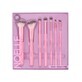 NOELLE Set van 7 roze make-up kwasten, 7 stuks