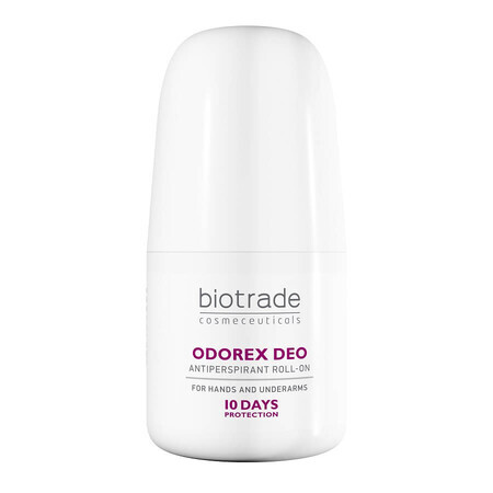 Biotrade Odorex Antiperspirant roll-on deodorant tegen overmatige transpiratie, 40 ml