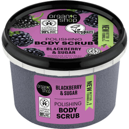 Organic Shop Blackberry body scrub, 250 ml