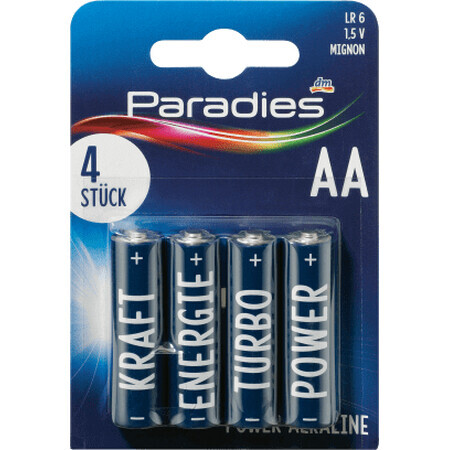 Paradies Mignon AA-batterijen, 4 stuks